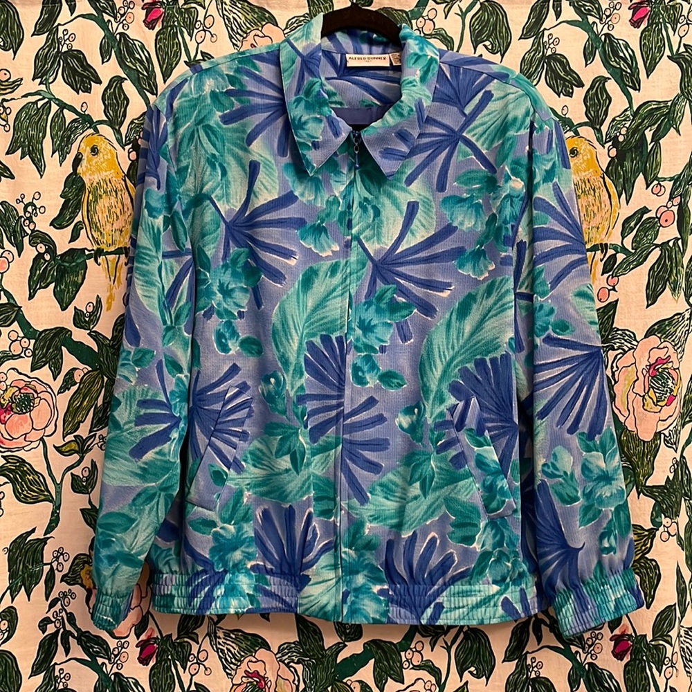 Vintage Alfred Dunner Pastel Floral Jacket